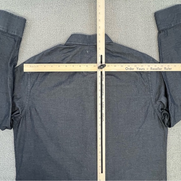 UNTUCKit Shirt Adult Large Gray Button Up Casablanca Business Casual Men - Picture 9 of 12